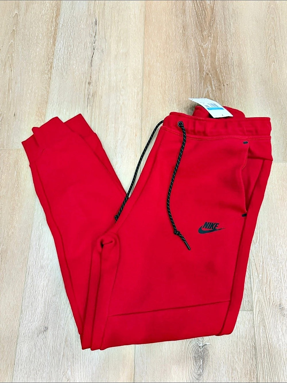 Nike Sportswear Tech Fleece Joggers Red Medium NWT